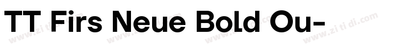 TT Firs Neue Bold Ou字体转换